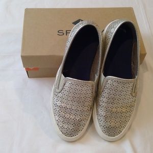 Sperry Seaside Nautical Perforated Slipon